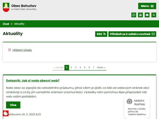 vítejte na webu obce bohuňov, která má 272 obyvatel. obec zahrnuje vesnici bohuňov a vesnici janovičky, která se nachází v severovýchodní části okresu žďár nad sázavou v kraji vysočina, konkrétně 6 km severozápadně od města bystřice nad pernštejnem.