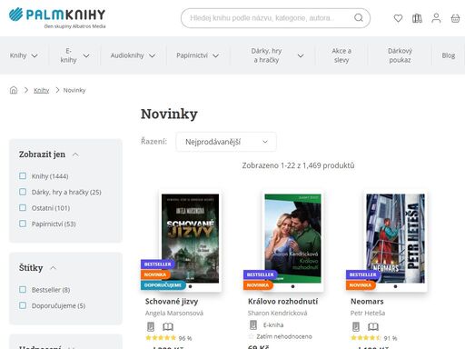 více než 100 000 knih v tištěné i elektronické podobě. odesíláme obvykle do 24 hod. doprava od 39 kč. e-knihy a audioknihy ihned ke stažení. akce až 50 %.