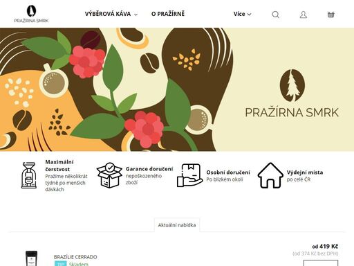 homepage. jsme pražírna výběrové kávy v obci trnávka nedaleko měst ostrava a frýdek - místek. v nabídce máme výběrovou kávu z celého světa, včetně kávových směsí. pražíme po malých dávkách pro maximální čerstvost.
