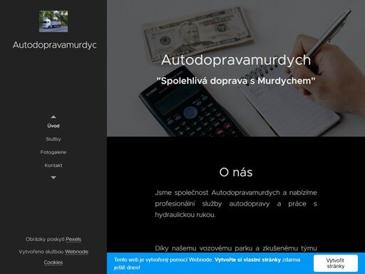 jsme společnost autodopravamurdych a nabízíme profesionální služby autodopravy a práce s hydraulickou rukou.