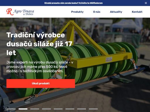 dlouholetá a rodinná tradice, která dodala stroje již 2 000 spokojeným klientům.