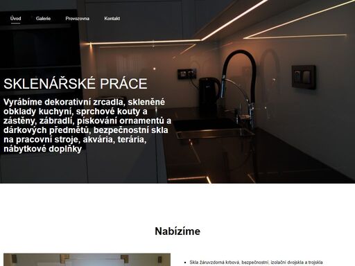 sklenářské práce