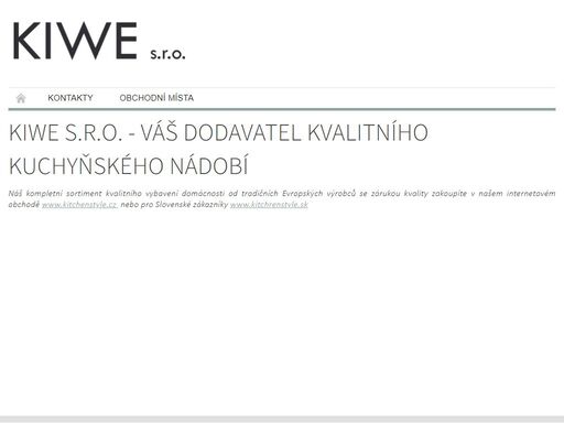 kiwe s.r.o. výhradní dovozce značky stein  - vysoce kvalitní profesionální třívrstvé nerezové nádobí vyrobené třívrstvou technologií celé nádoby. 
