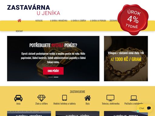 výkup a zástava zlata: až 1300,- kč za gram 14k, výkup mobilních telefonů, elektroniky a všeho, co se vykoupit dá!