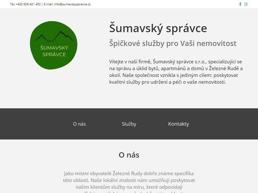jsme správcovská a úklidová firma v železné rudě a okolí. zaměřujeme se na úklid apartmánů, bytů a domů. správu krátkodobých pronájmů...