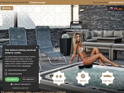 pronajměte si luxusní residenci jen pro sebe. nově otevřená residence star house se nachází v jihomoravské obci hevlín na znojemsku, nedaleko laa necelé 2 km od hraníc s rakouskem.