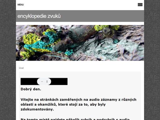 toto jsou stránky, kde máte možnost slyšet různé zvukové záznamy s kterými se můžeme setkávat denně i takové, s kterými se běžně nesetkáváme.