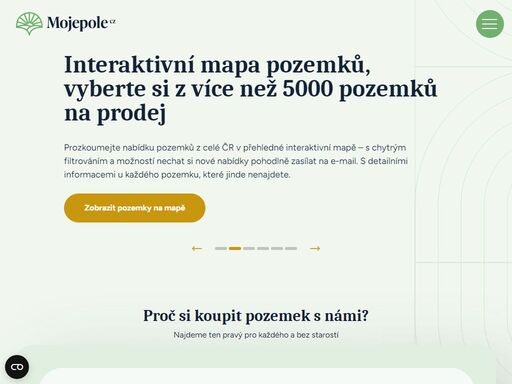 realitní tržiště specializované na zemědělské pozemky. přes 5 000 nabídek, denně nové pozemky, kompletní servis a nejlepší ceny na trhu. 10 000+ klientů.