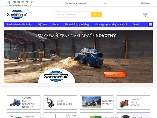 ?prodej a půjčovna stavební techniky a nářadí. pobočka svitavy od 30.5. - 9.6.2025 z důvodů dovolené - zavřeno
vážení zákazníci, dovolujeme si vám představit naši obchodní firmu sacharčuk, s.r.o. se sídlem v brně. firma byla založena v únoru 1991 a prošla postupným vývojem v oblasti prodeje stavebních strojů,…