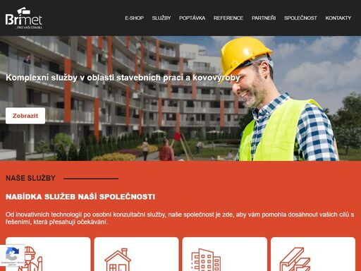 brimet - subdodavatel developerských projektů, stavba rodinných domů, revitalizace bytových domů, výroba hliníkových prvků.