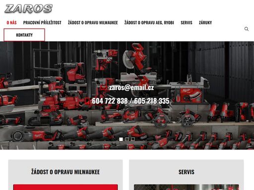 opravna elektro nářadí, milwaukee, aeg zlín