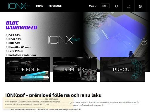 pracujte s prémiovou ppf fólií ionxppf a nabídněte svým zákazníkům exkluzivní ochranu laku. získejte výhodu technické podpory profesionálními wrappery. vyzkoušejte co znamená prémiové ppf.