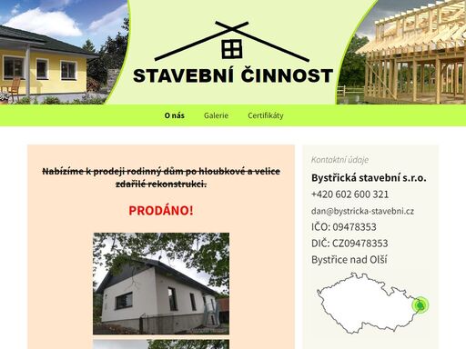 zateplování, fasády, zámkové dlažby, dřevostavby, nízkoenergetické domy, rekonstrukce... bystřice, třinec a okolí – kontakt: daniel zalisz, +420 602 600 321