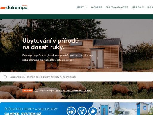 dokempu je největší online průvodce kempy se snadným vyhledáváním. vybírejte z tisíců kempů pro ideální dovolenou v přírodě.