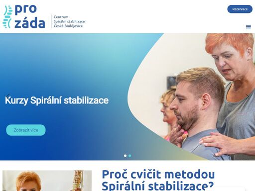 spirální stabilizace je unikátní rehabilitační metoda, která zbaví vaše záda bolesti. cvičení pomáhá nejen proti bolestem zad, ale funguje také jako skvělá prevence.