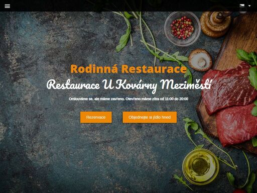 restaurace u kovárny meziměstí