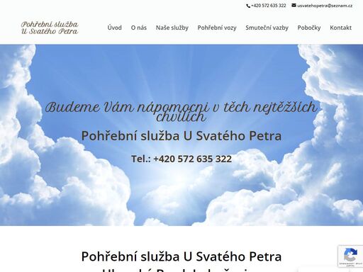 kompletní služby v oboru pohřebnictví na vysoké profesionální úrovni s dlouholetou zkušeností. pohřební služba u svatého petra uherský brod, luhačovice.