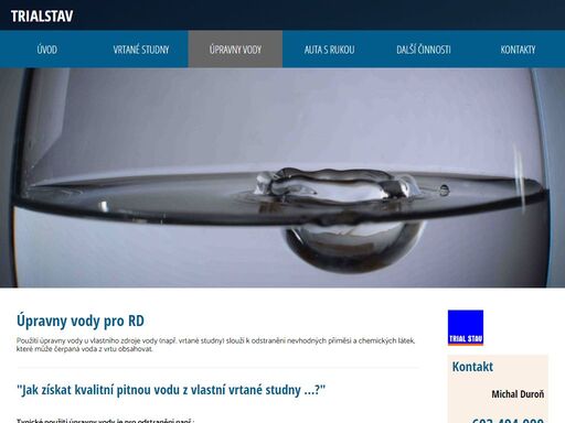 úpravna vody pro odstranění železa a manganu, tvrdá voda