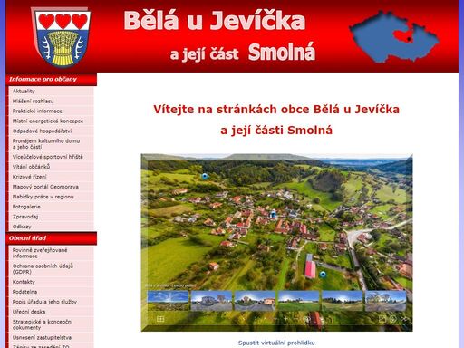 naleznete tu informace o obecním úřadě, o historii i současnosti obce, o institucích, sdruženích a službách v obci, fotografie atd.