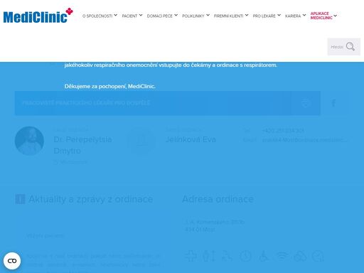 ordinace lékaře dr. perepelytsia dmytro 