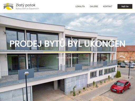 moderní novostavba bytového domu v centru šlapanic. nové byty 1+kk a 2+kk na prodej. velké terasy, garážová stání a soukromý dvůr. úsporné a krásné bydlení.