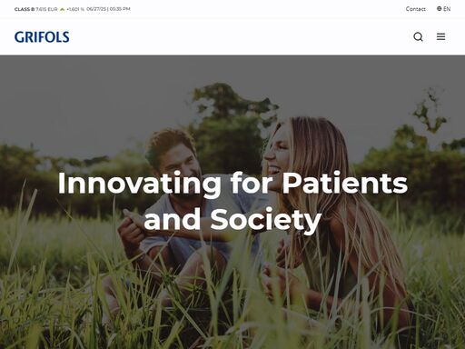 explore grifols' comprehensive, innovative and patient-centric biopharma and healthcare solutions.