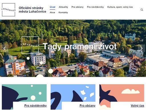 informace z lázeňského města