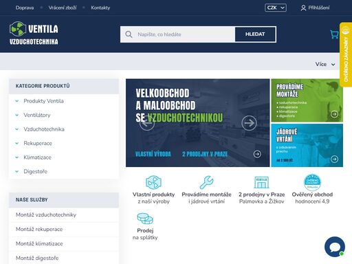 ventila vzduchotechnika. 