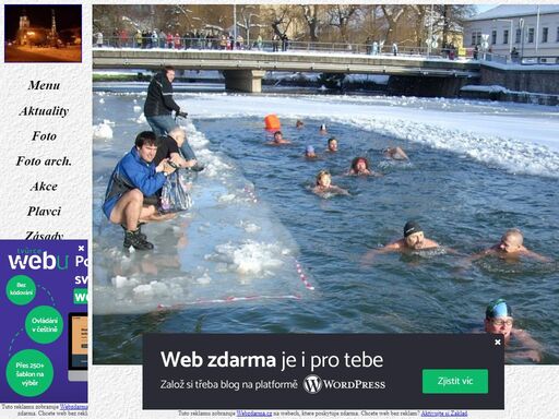 zimni plavani, zimniplavani, zimni plavci, otuzilci chocen, chocen otuzilci, choceň, stránky zimního plavání choceň