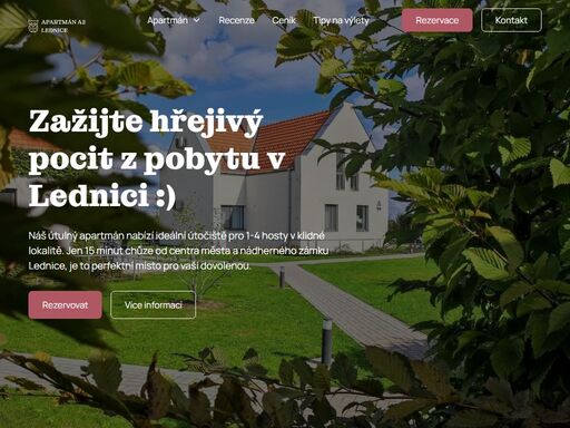 užijte si pobyt v lednici v útulném, klimatizovaném apartmánu, který leží jen 15 minut pěšky od zámku.