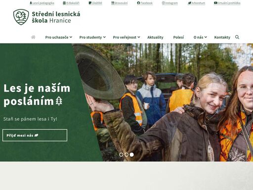 chystáš se na střední a miluješ les a přírodu? zajímáš se o zvěř nebo ochranu krajiny? lesnictví je naším posláním a brzy se může stát i tvým.