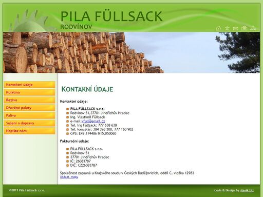 pila füllsack, rodvínov