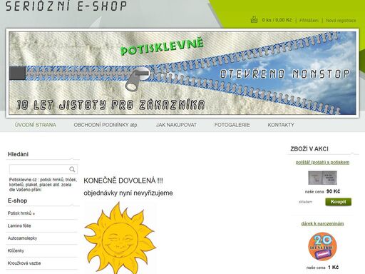 potisk hrnků, triček, placek, klíčenek, magnetů, plaket, nažehlovaček, hodin, kalendářů ... dárek a dárky k narozeninám, z lásky, k svátku, znamení zvěrokruhu, šéfovi atp.