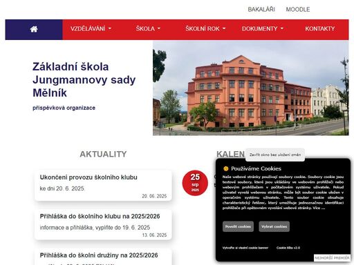 základní škola jungmannovy sady mělník, příspěvková organizace. tyršova 93 276 01 mělník ičo: 470 11 319. zřizovatel školy: město mělník, mu@melnik.cz.