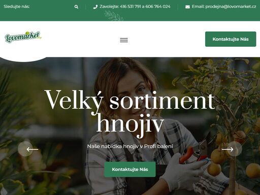 specializovaná prodejna hnojiv a prostředků na ochranu rostlin