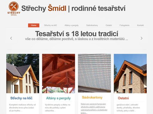 střechy šmídl - kompletní realizace střechy od dřevěného krovu přes izolaci až po krytinu