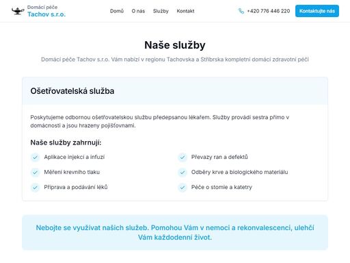 poskytování zdravotních služeb v regionu tachovska a stříbrska