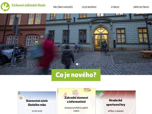 naším cílem je harmonické propojení výchovy a vzdělání v souladu s křesťanským poselstvím.