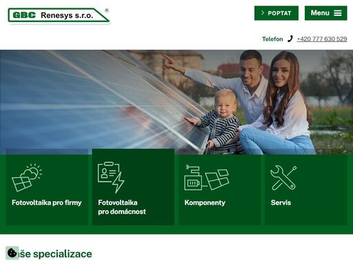 nabízíme fotovoltaické panely, střídače, baterie a příslušenství. servis fotovoltaických elektráren. zjistěte více na našem webu.



