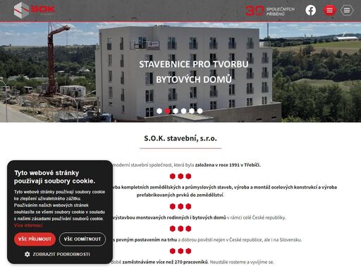 stavební společnost založená v roce 1991 v třebíči. zaměřuje se na výstavbu kompletních zemědělských staveb, průmyslových hal, prefabrikaci stavebních prvků a výrobu ocelových konstrukcí včetně montáže.