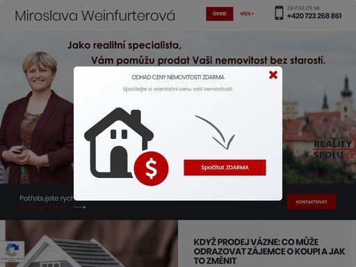 jsem realitní specialista a pomáhám majitelům prodat jejich nemovitost rychle a za nejvyšší tržní cenu.    