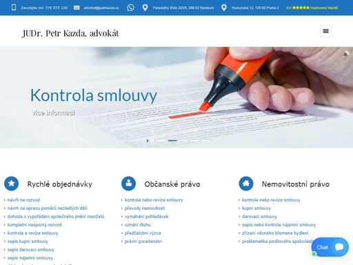 advokát v nymburce a v praze vykonávající generální advokátní praxi se zaměřením na na občanské právo, nemovitosti, kontrolu smluv, medicínské právo, pojistné právo.