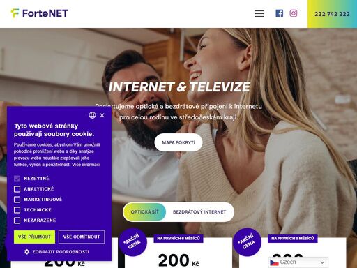 jsme největší lokální poskytovatel internetu a ip televize ve středočeském kraji. budujeme vlastní optické sítě i v malých obcích a městech. naším cílem je všem zákazníkům nabídnou nejmodernější připojení za férovou cenu.