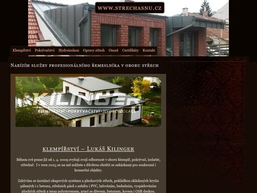 vážení zákazníci, specializujeme se především na klempířské práce a klempířskou výrobu, ale provádíme i pokrývačské práce a hydroizolace ze střešní pvc fólie. dále nabízíme tesařské práce , opravy střech, zateplování i vyspádování plochých střech. montujeme veškeré střešní doplňky, jako jsou pochůzné systémy, střešní okna, sněhové zachytávače a kotvící body.