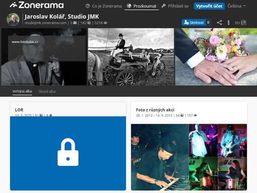 online fotogalerie bez limitů. žádná komprese, žádná omezení.