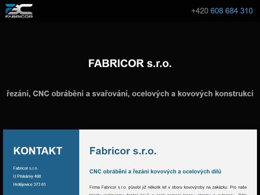 řezání laserem, plasmou i autogenem. cnc obrábění a řezání kovů a oceli. svařujeme ocelové konstrukce.