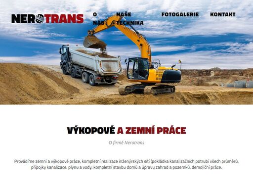 výkopové práce a zemní práce