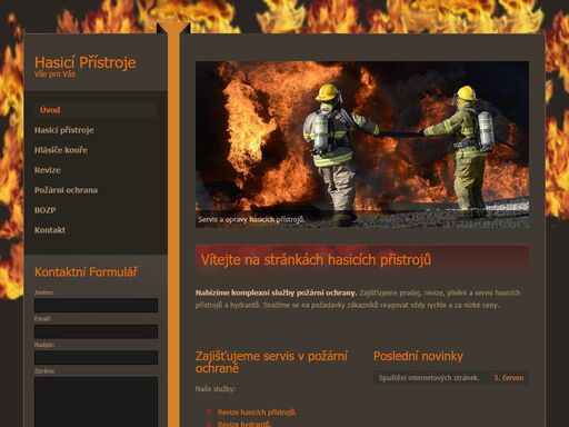 hasicí přístroje, revize