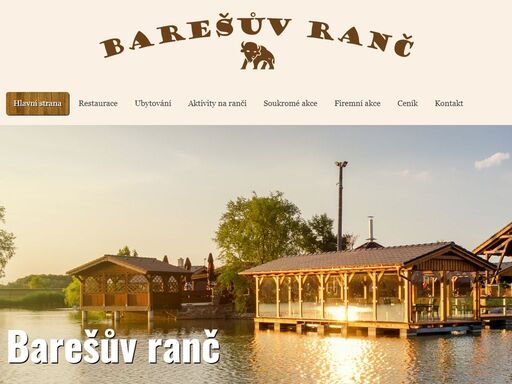 stylový ranč s luxusním ubytováním a restaurací
