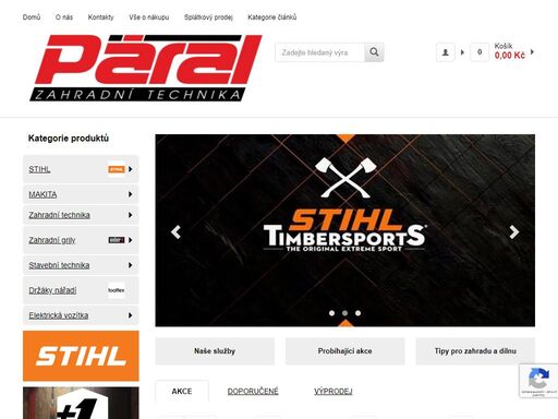 jsme autorizovaný prodejce a servis značek stihl, honda, stiga, makita, fiskars, briggs & stratton, weber, weibang, heron, vares a celé řady dalších. provádíme návrhy a realizace systémů robotických sekaček stihl imow a honda miimo. provozujeme půjčovnu zahradních strojů. prodáváme náhradní díly a příslušenství.